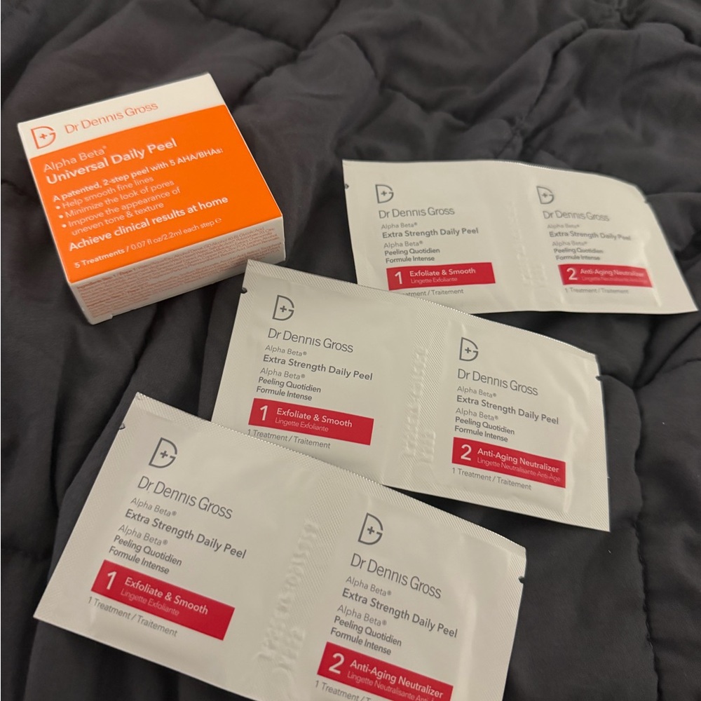 Alpha Beta Universal Daily Peels 8 total